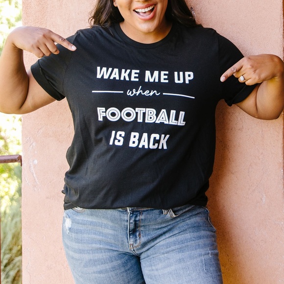 Wake Me Up When Football is Back Graphic Tee - Picture 3 of 11